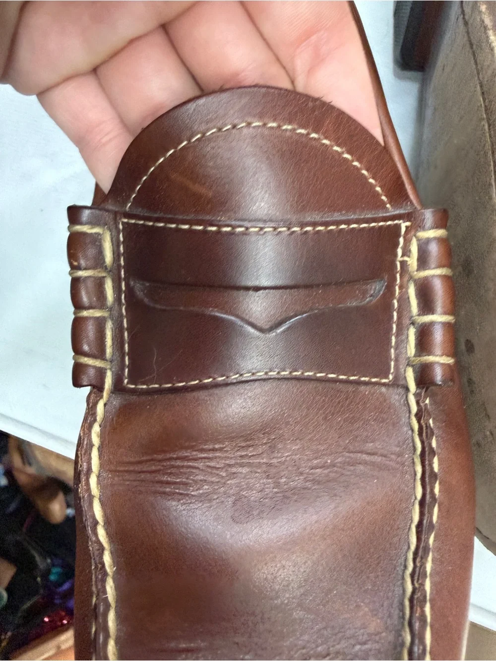 G.H Bass Weejun Mens Leather Slip-On Penny Loafer Casual Shoes Size 10.5